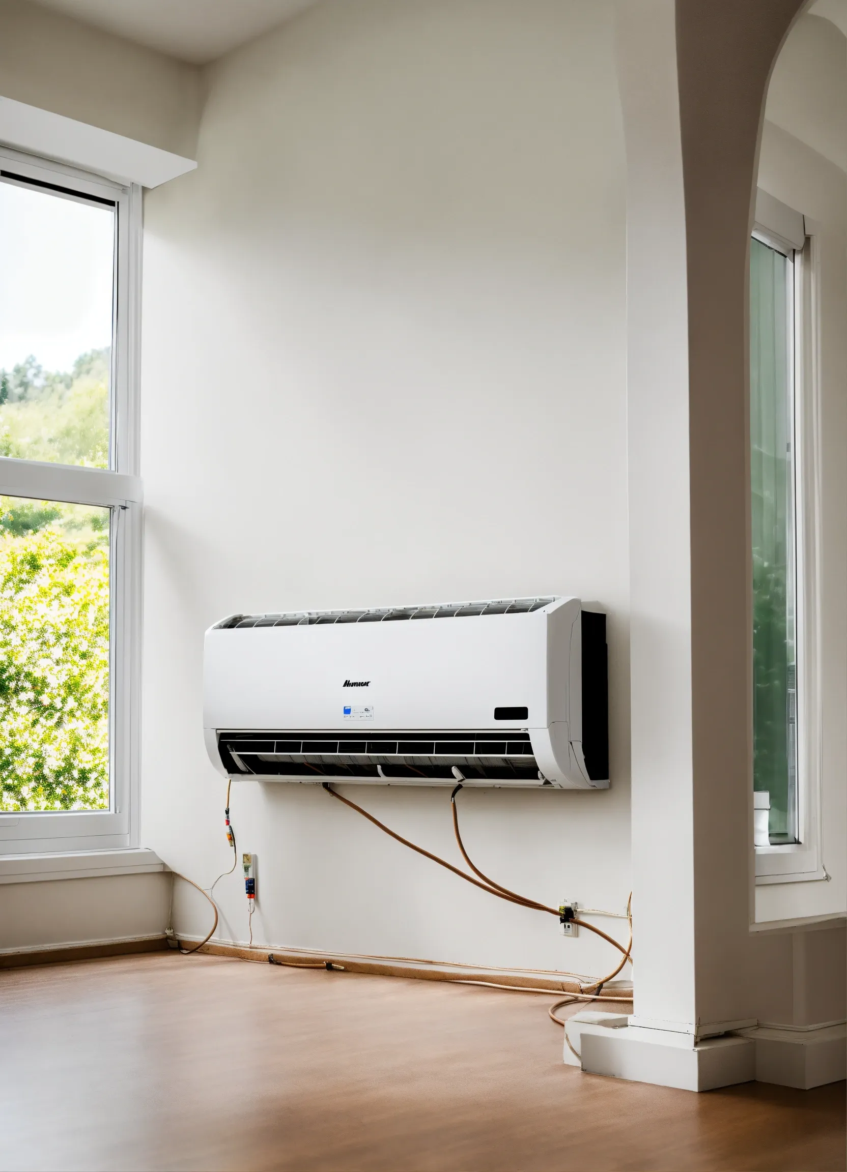 Moderne klimaanlæg i stue